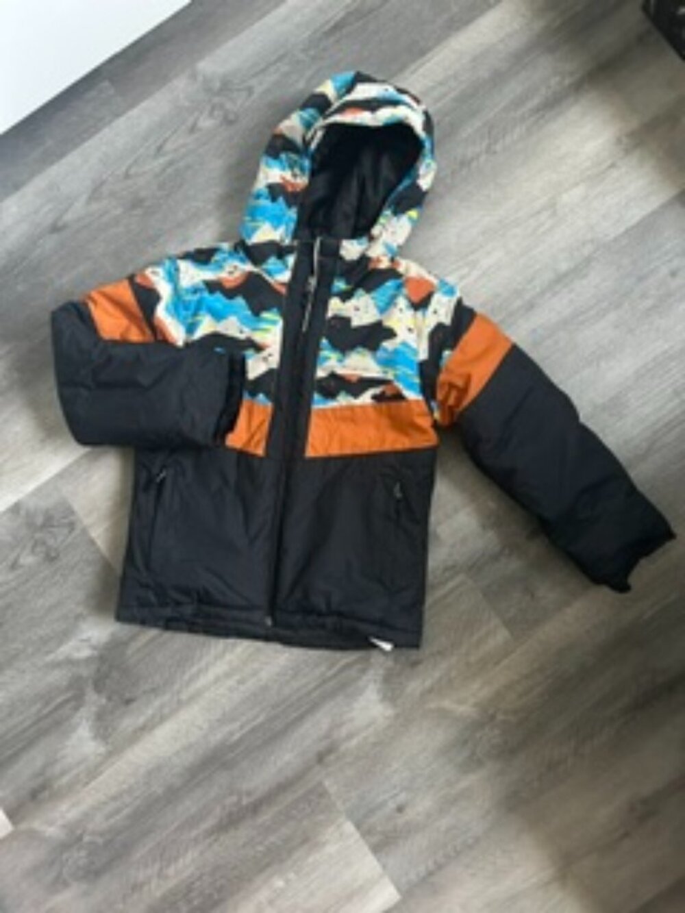 Columbia Boys Lightning Lift Ski Jacket S 8 Omni-Heat Hooded